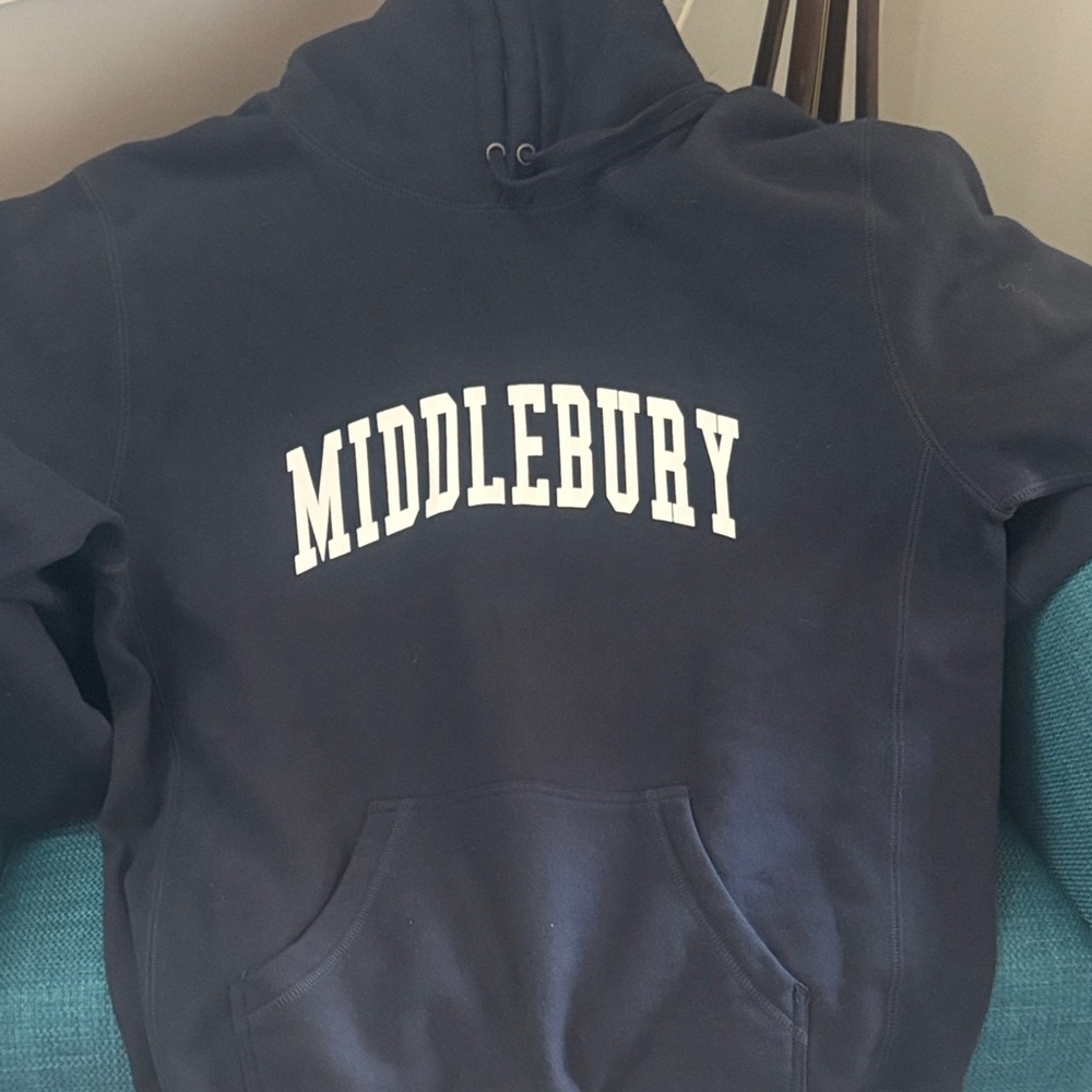 Middlebury College Navy Hoodie NWT